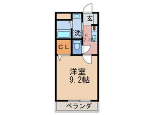 上野マンションの物件間取画像
